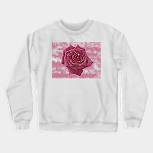 Beautiful Pink Rose Crewneck Sweatshirt